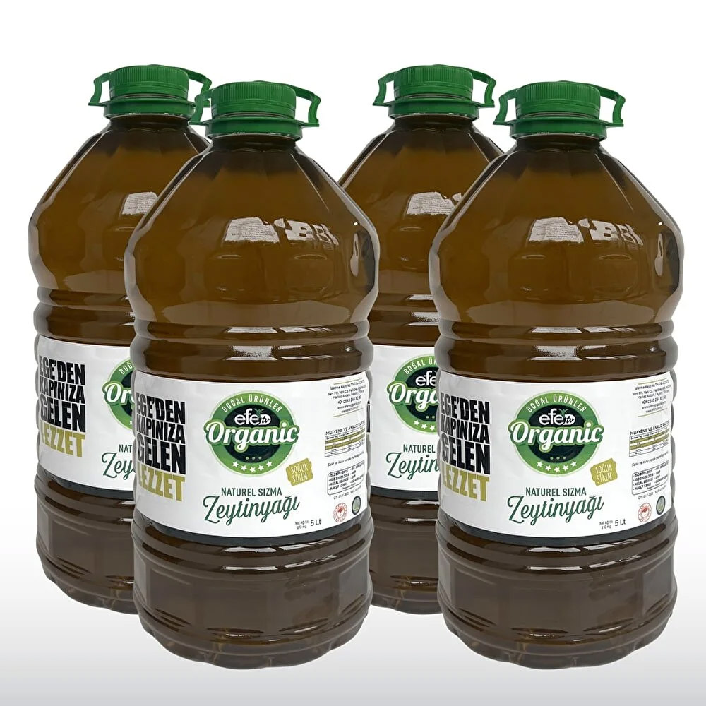 Efe Organik Ultra Natural Sızma Zeytinyağı 20 Lt Pet
